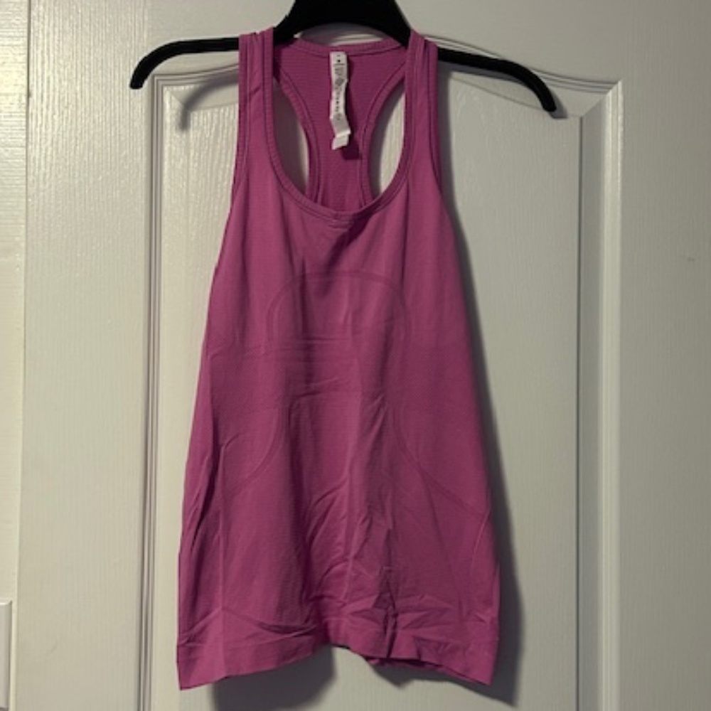 Lululemon racerback pink tank - Size 6